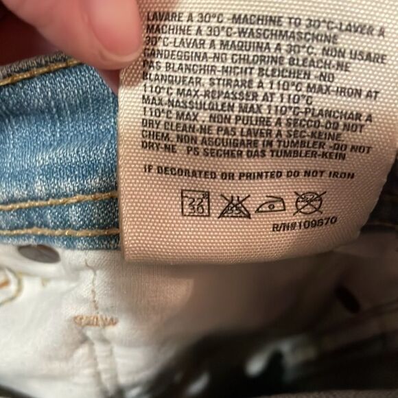 Citizens of Humanity Ingrid #002 Low waist flare distressed light wash - Picture 7 of 8